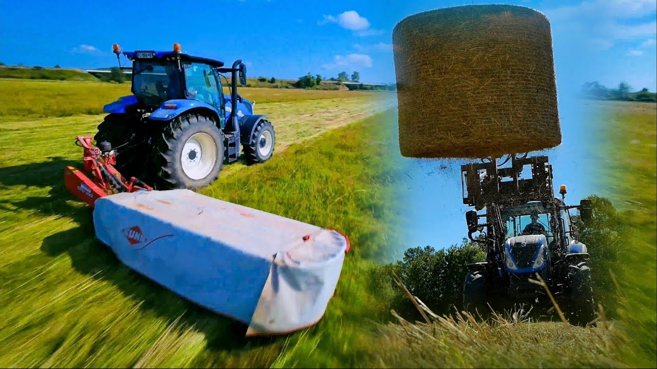 Saison de Foins 2024 | Fauche + Fenaison + Andainage + Ramassage des bottes