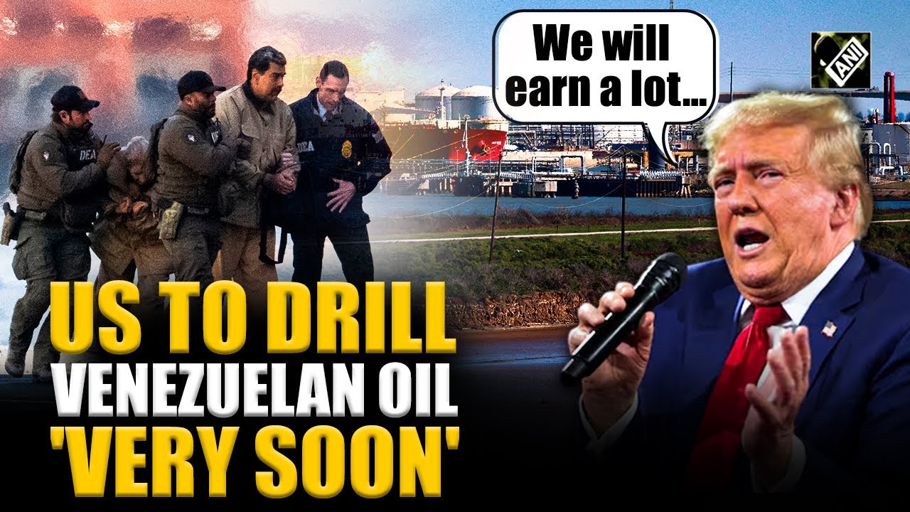 President Trump says US will start drilling Venezuelan oil very soon