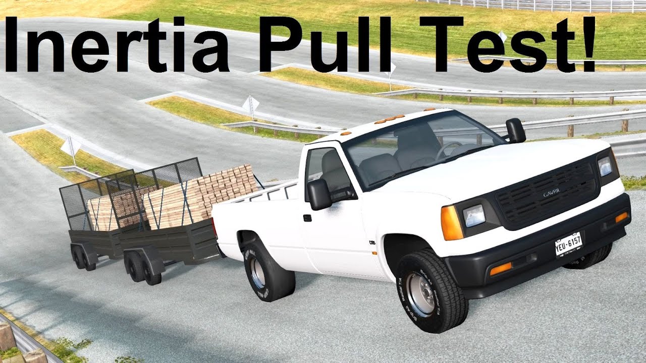 I Used Flywheel Inertia To Pull Heavy Loads! BeamNG. Drive