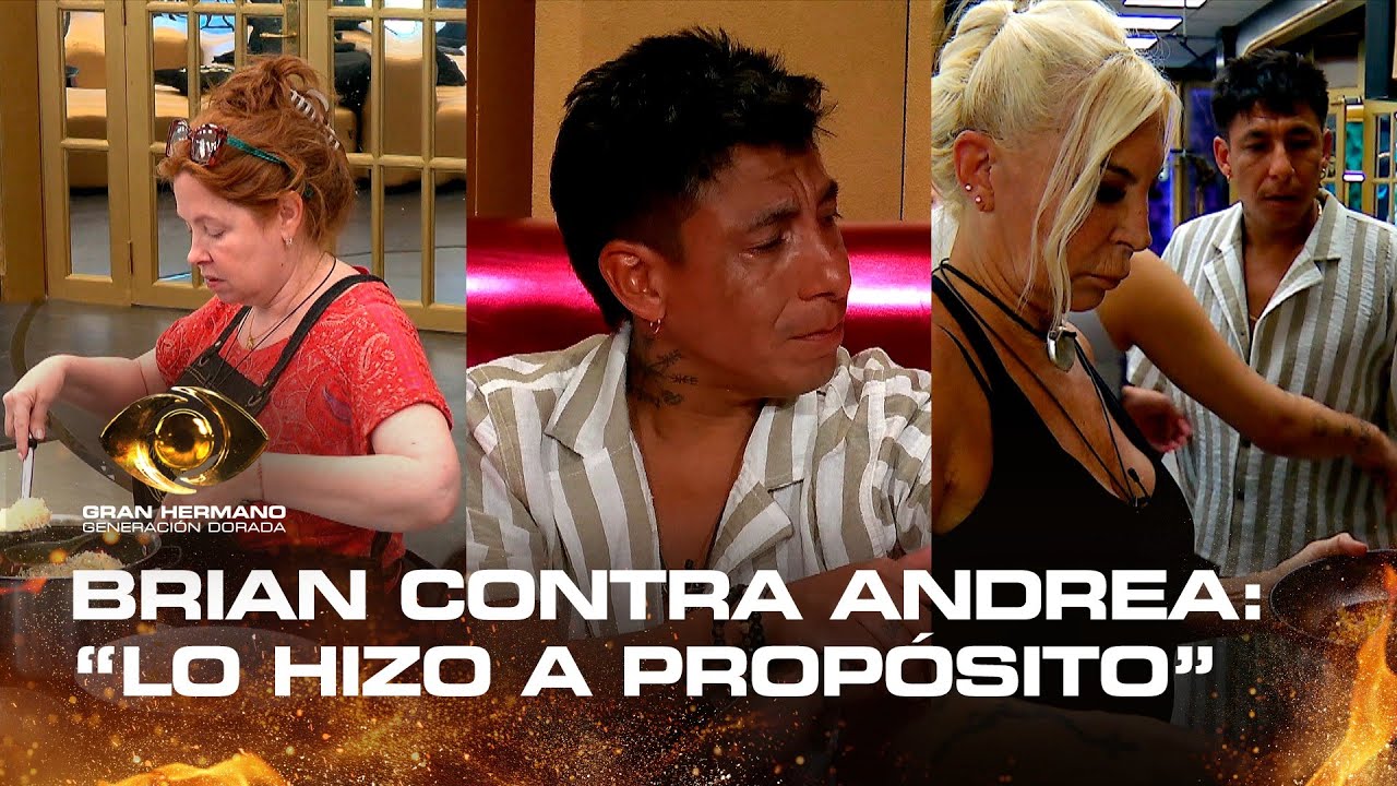 Brian Sarmiento se puso a llorar por la comida de Andrea del Boca - Gran Hermano 2026