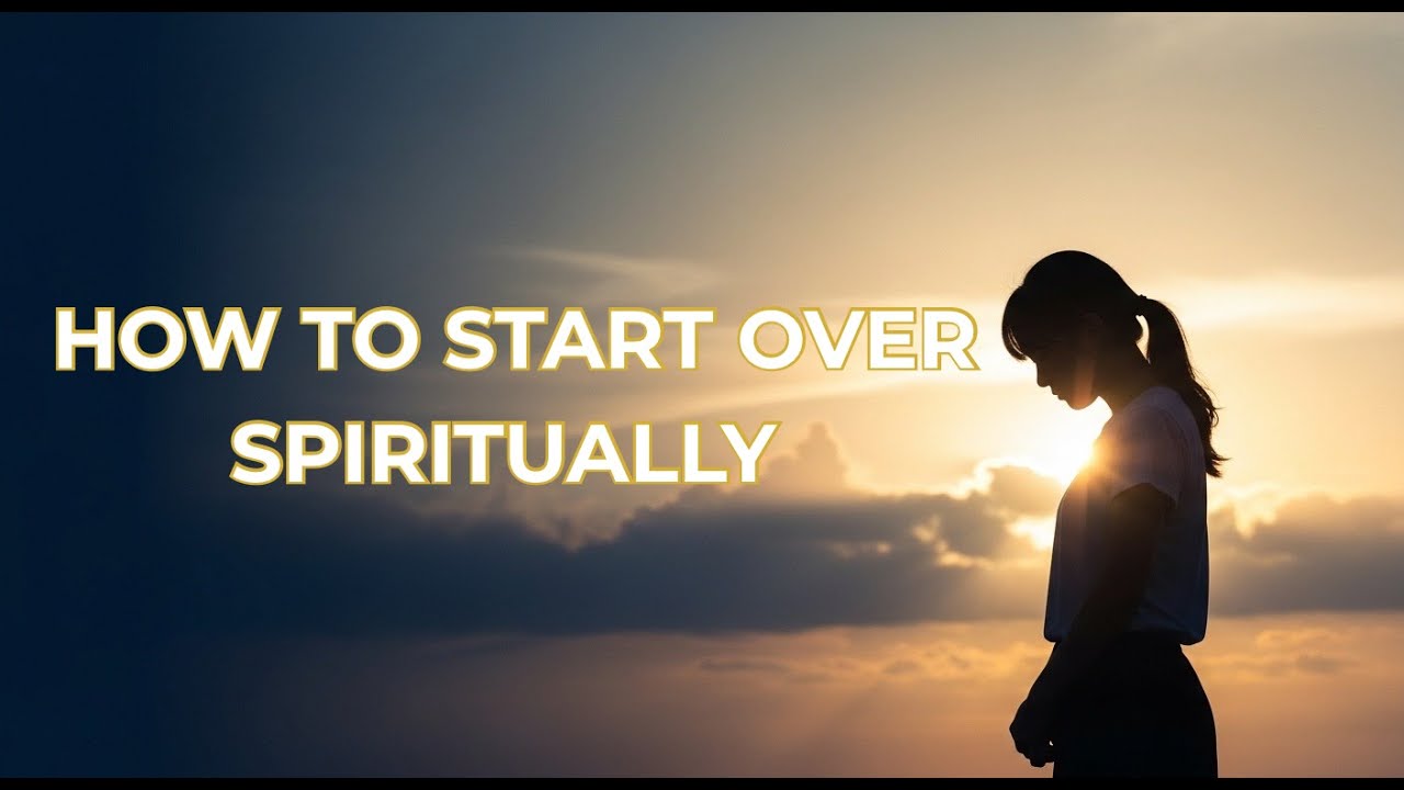 How to Start Over Spiritually | New Beginnings with God (Christian Motivation)