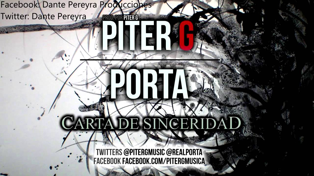 Piter G y Porta   Carta de Sinceridad Instrumental