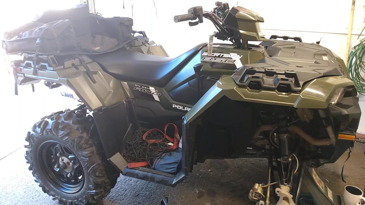 Смазка подшипников колес квадроцикла Polaris Sportsman Super ATV. КАК СДЕЛАТЬ?