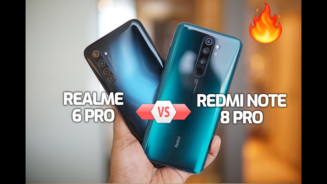 Realme 6 Pro vs Redmi Note 8 Pro Comparison- Camera, Performance, Battery