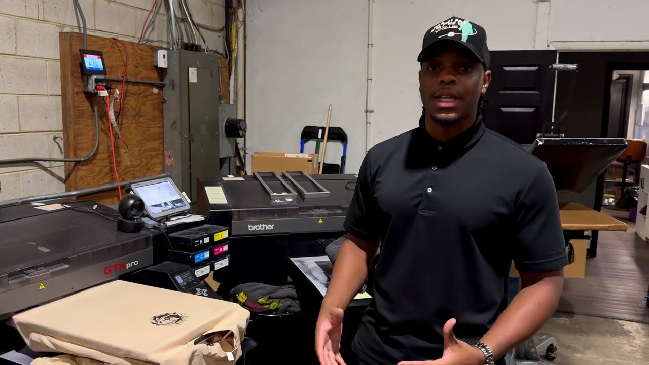 Entire DTG Workflow | Print & Ship a Shirt from Start to Finish (Print on Demand Guide)