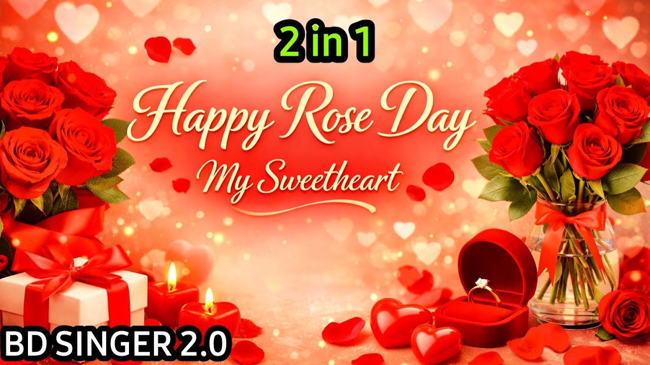 Happy Rose day 2026 | হ্যাপি রোজ ডে ২০২৬ | ৭ই ফেব্রুয়ারি | 7th February #BDSINGER2.0