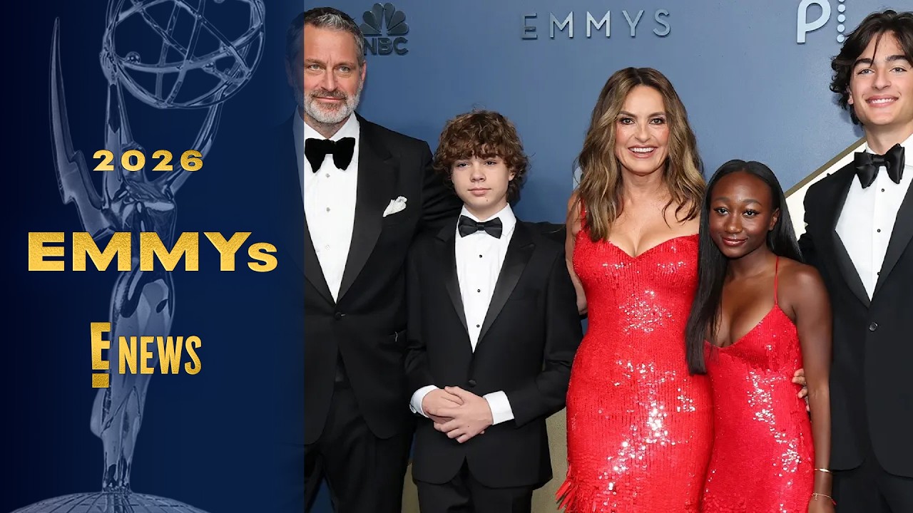 Mariska Hargitay, Peter Hermann Make RARE Emmys Appearance With 3 Kids | E! News