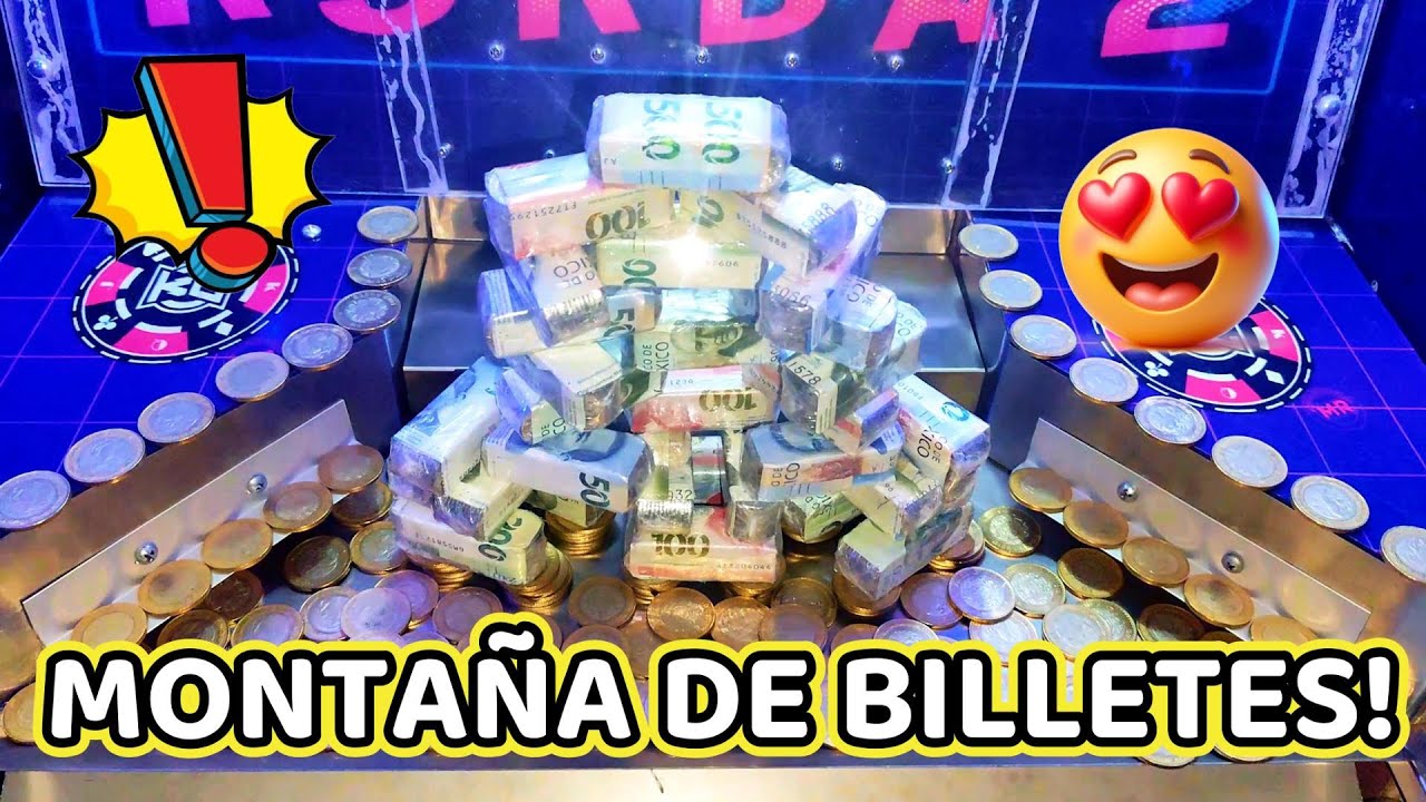DE UNA TIRADA CAE, ARROJANDO VARIOS BILLETES!! MAQUINA D $10 #money #dinero #foryou #juegos #monedas