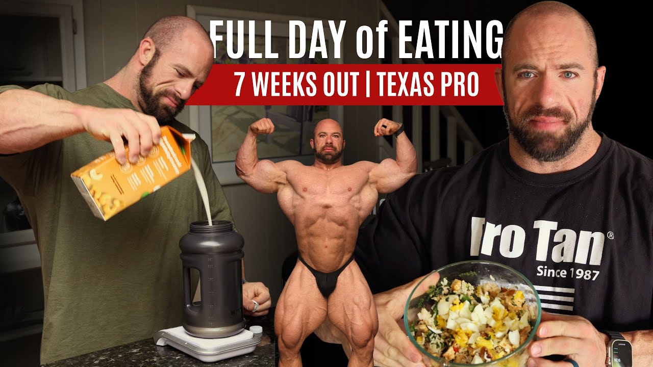 FULL DAY of EATING | Texas Pro 7 Weeks Out | 2025 Prep Series Episode 10
