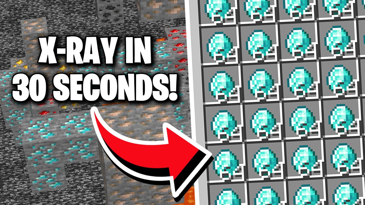 X-RAY TEXTURE PACK WORKING on Minecraft Bedrock (IOS, ANDROID, XBOX, PS4/PS5, SWITCH)