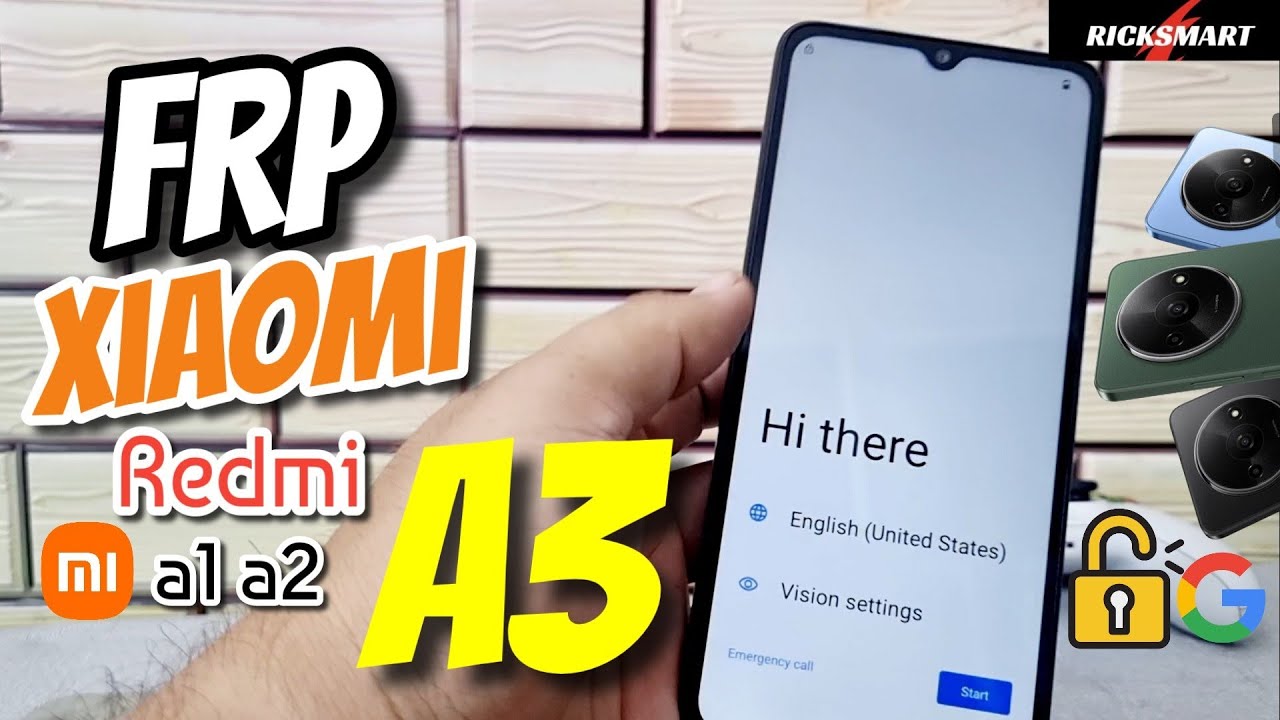 FRP Como Eliminar cuenta Google Xiaomi Redmi A3 Sin Pc Método efectivo Bypass A2 A1 Compatible