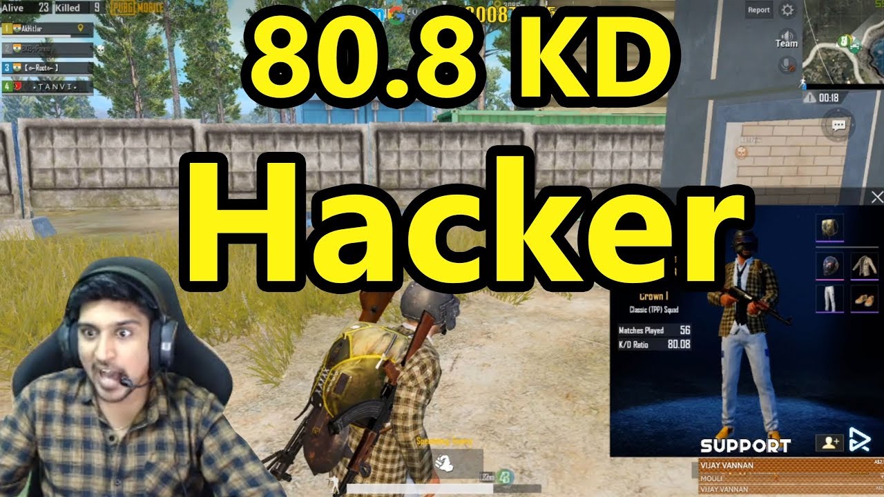 Pubg 80.8KD Hacker | OMG GG For Pubg Players | #MFYT