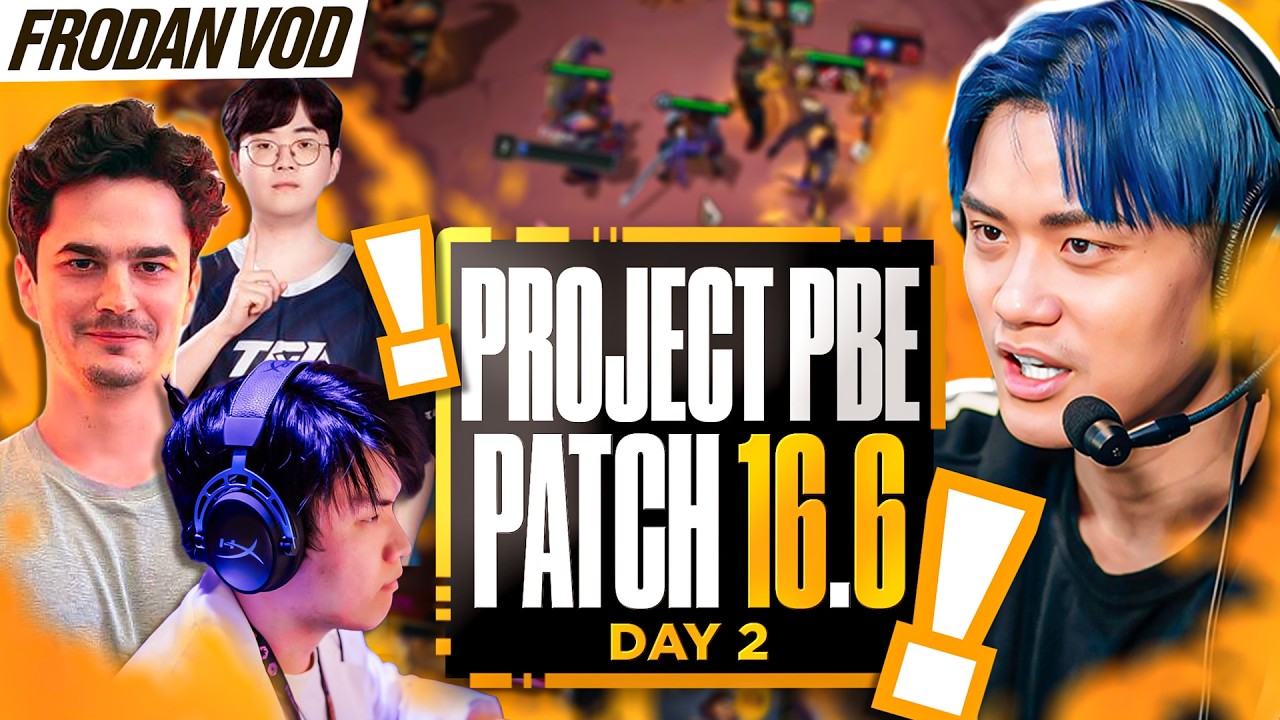 Patch 16.6 Project PBE Day 2 Ft. Broseph, Kojnid, and Binteum! | Frodan Set 16 VOD