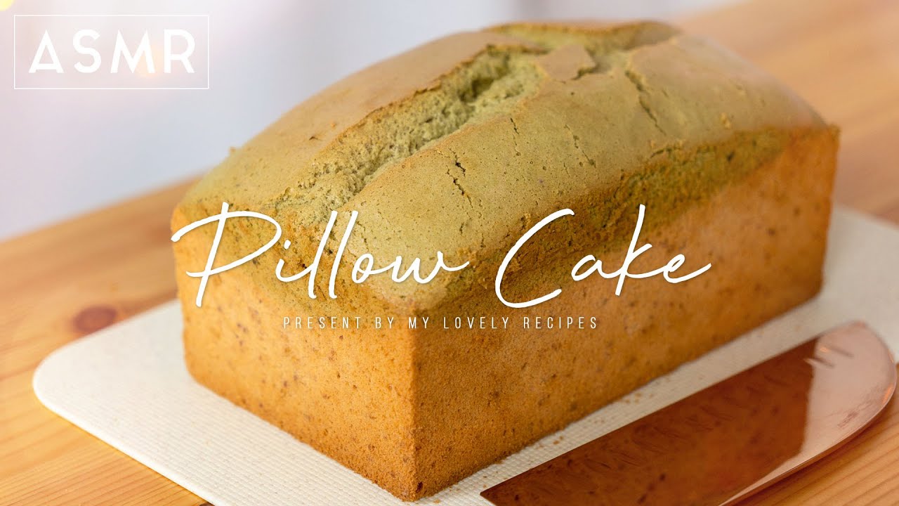 Pandan Purple Sweet Potato Pillow Cake | No Baking Soda & Powder | ENG & 中文