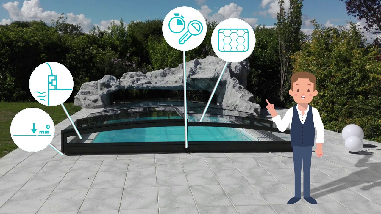 Poolüberdachung von Wellix