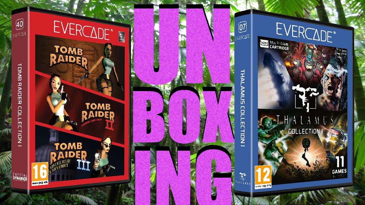 Hablamos de Evercade (Ep.128): Doble unboxing: Tomb Raider Collection 1 + Thalamus Collection 1