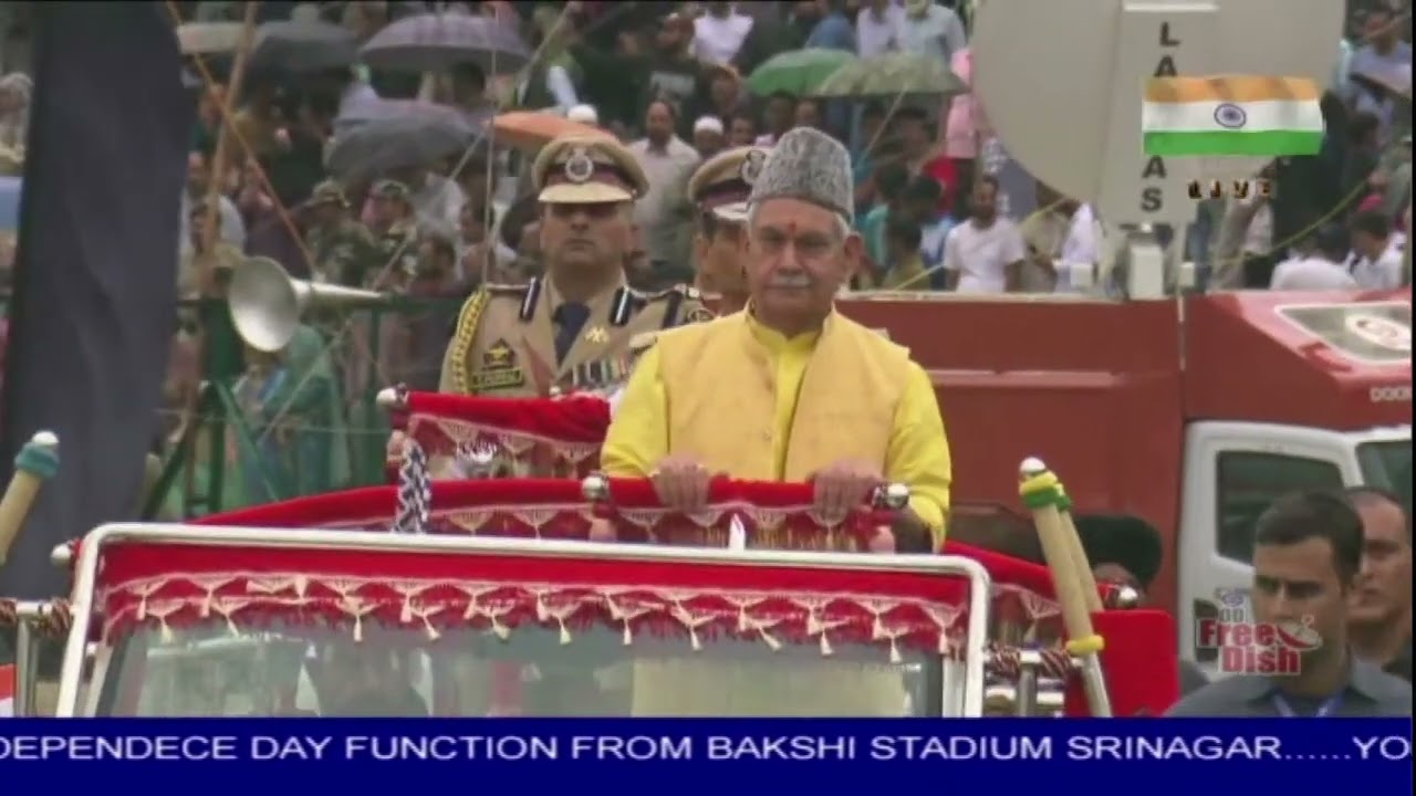 Live telecast of Union Territory level Independence Day function at Bakshi Stadium Srinagar