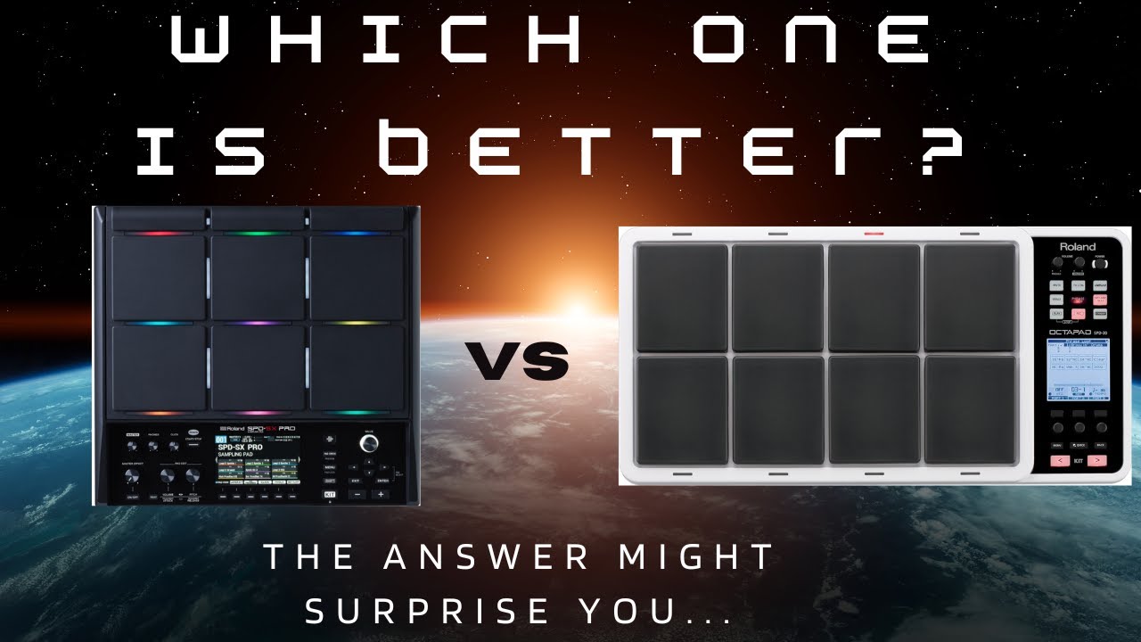 Comparing The Roland SPD SX PRO to The SPD-30 Octapad