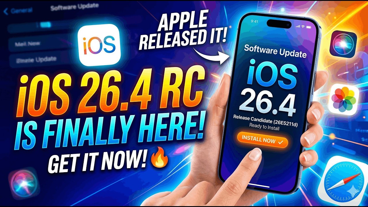 Сегодня вышла iOS 26.4 RC! Финальная версия перед публичным релизом!