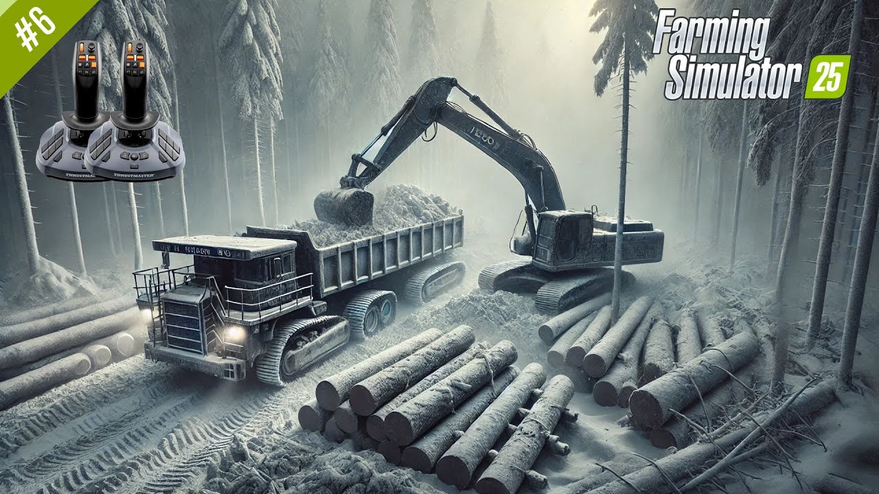 FS25 Multiplayer Chaos! Logging & Mining in the TOUGHEST Weather Ever in Farming Simulator 25!