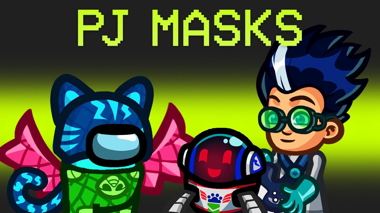 PJ Masks Imposter Role in Among Us (custom mod)