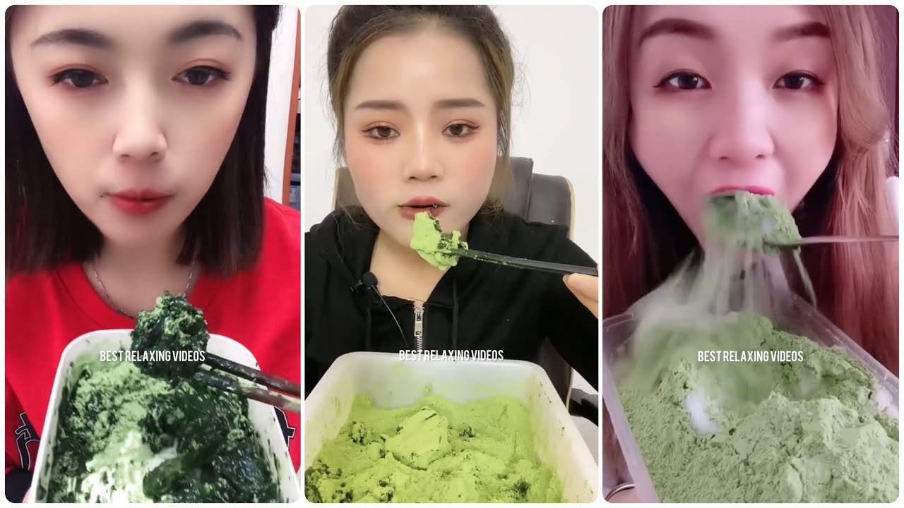 [ASMR] MATCHA PASTE EATING 🍵 & HEAVY MATCHA POWDERED ICE EATING 💚💚 & MATCHA LOVERS 🥰😻