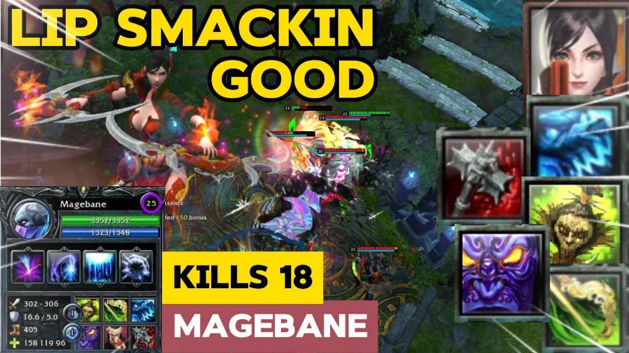 HON - HOW TO PLAY MAGEBANE -  KILL STREAK - FOREST OF  CALDAVAR - HON PLAYS 2024 - HEROES OF NEWERTH