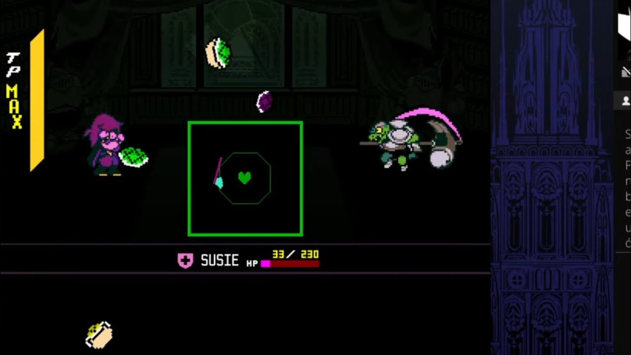 🟣Vs Gerson🐢The Hammer of justice🔨(defense only)-Deltarun PS4