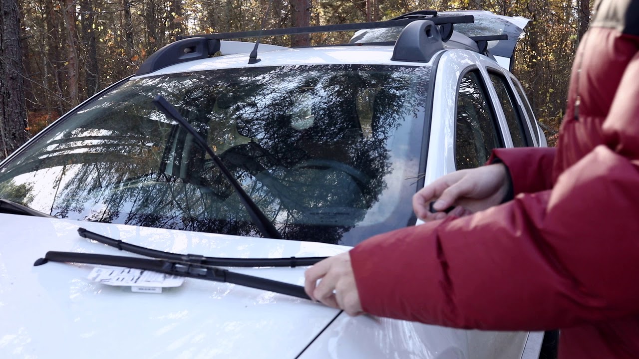Автонюансы // «хитрые» дворники Renault Duster или просто замена щеток стеклоочистителя