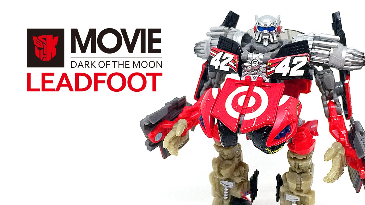 KL變形金剛玩具分享02 真人電影 D級 日版 鉛腳＋第三方貼紙 Transformers Dark of the Moon Deluxe Class Leadfoot + Reprolabels