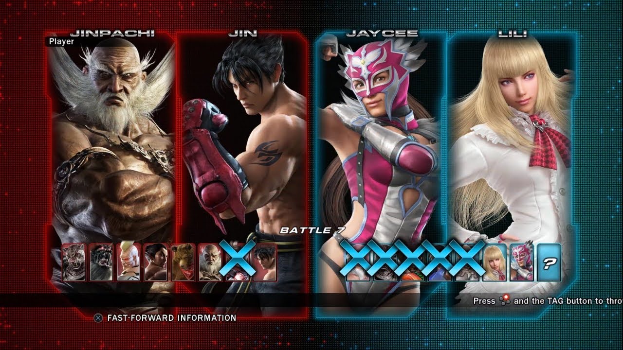 Tekken Tag Tournament 2 / Team Battle Mode / RCPS3 Gameplay