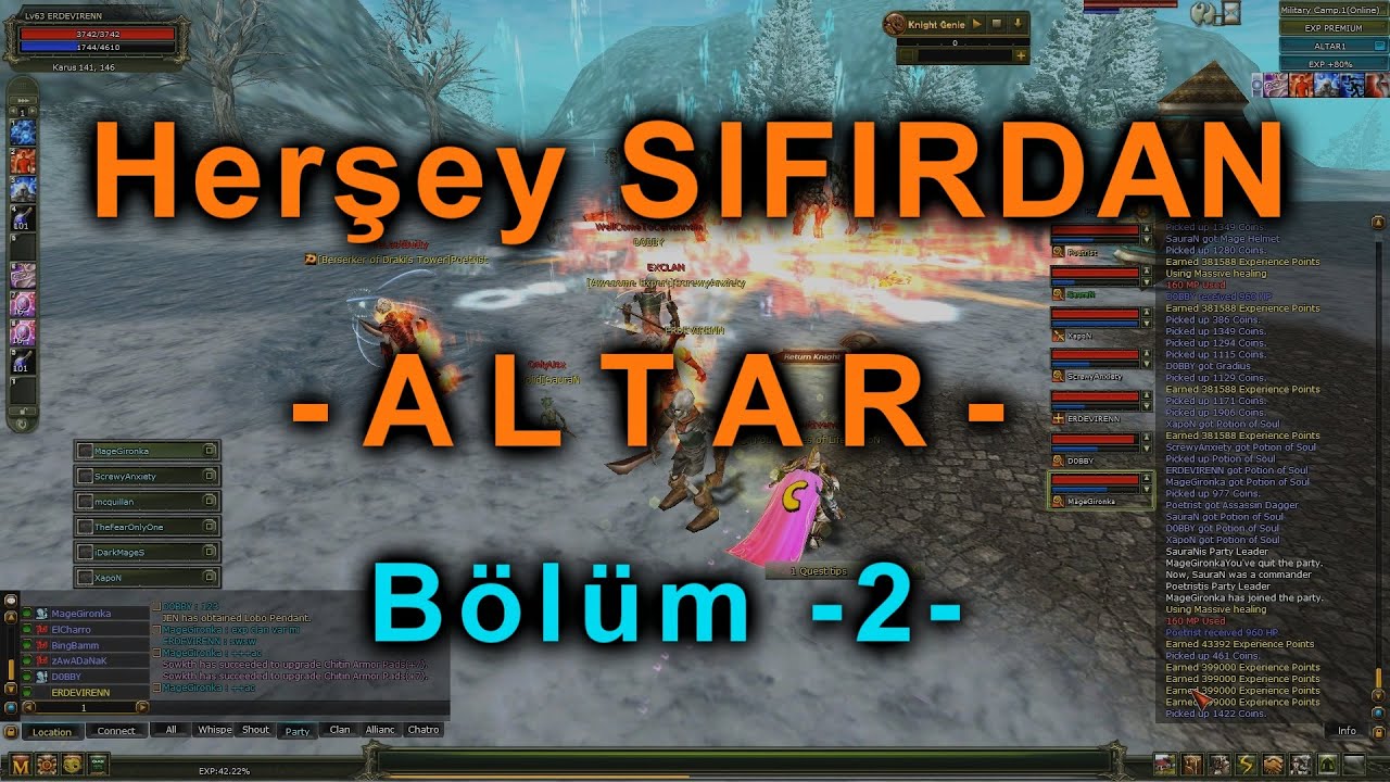 Herşey SIFIRDAN ALTAR | Bölüm  - 2 -  (Knight Online)..