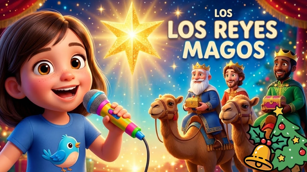 Los Reyes Magos 👑🎶 Canción Infantil de Navidad | Aprende con Estrella