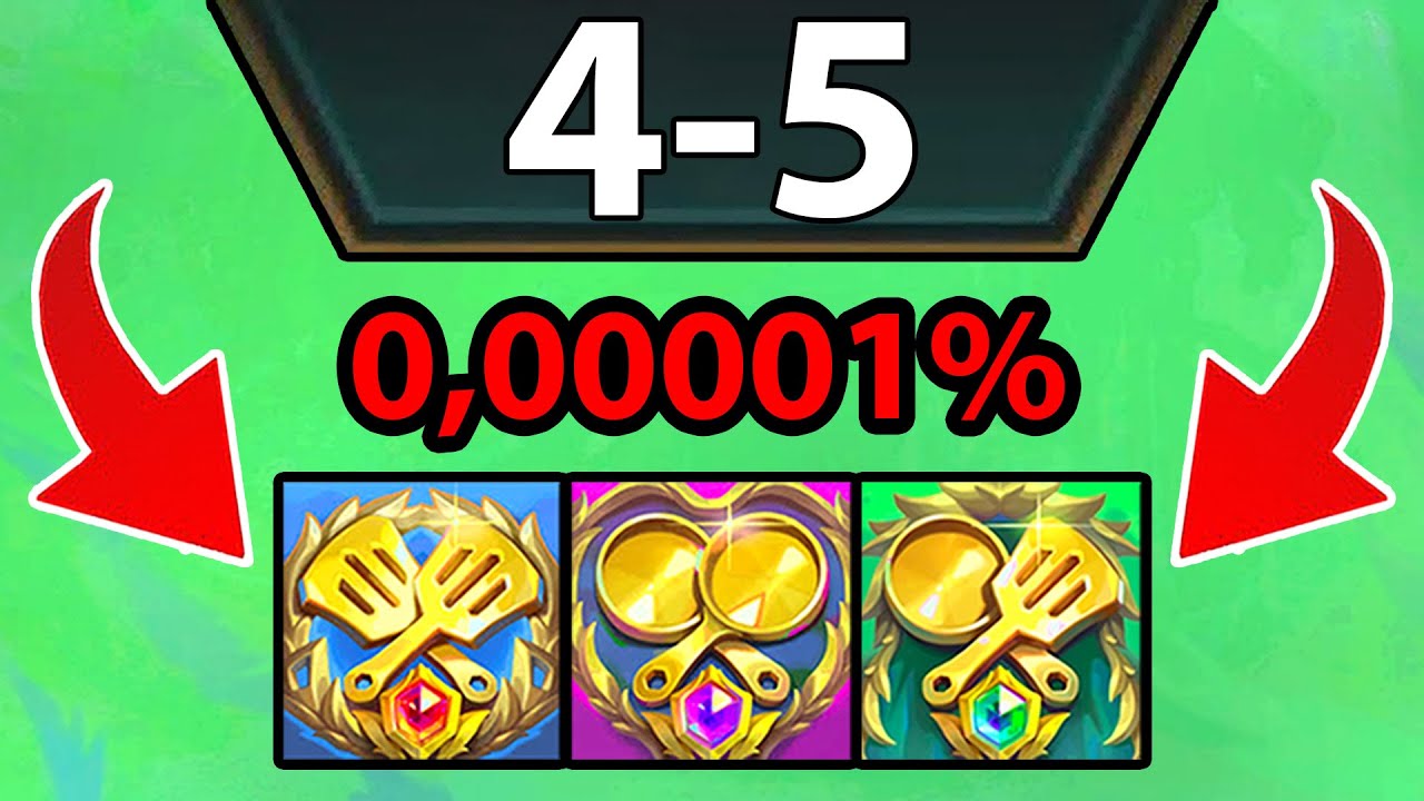 0,00001% - x3 Tactician's Crown at 4-5 !??