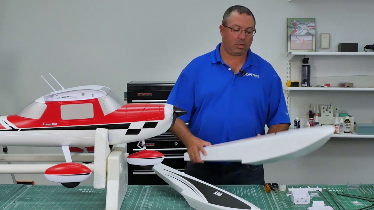 E-flite Carbon-Z Cessna 150 2.1m Float Assembly