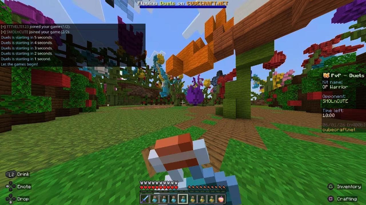 Minecraft clutch.