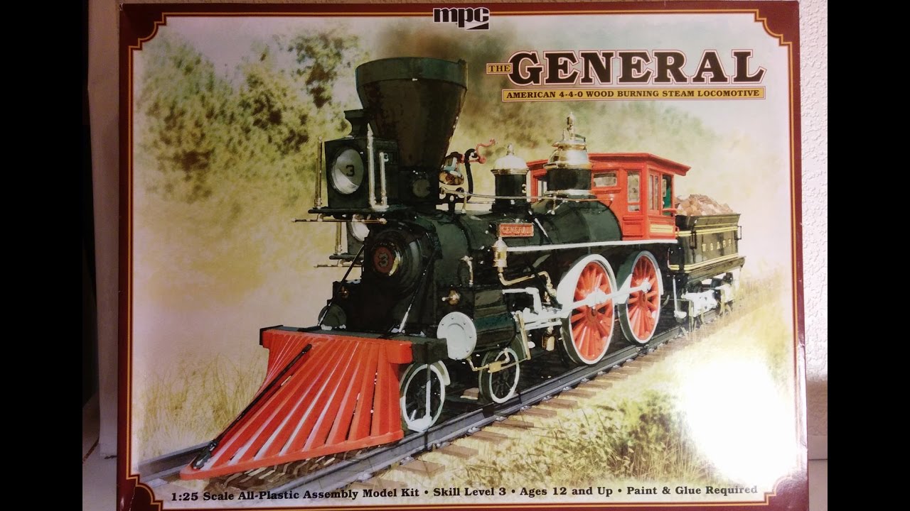 The General, 4-4-0 Locomotive Review 1/25 by MPC