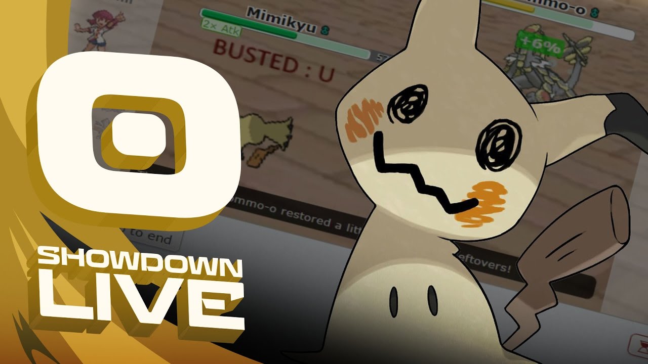 Pokemon Sun and Moon! Showdown Live: Enter Mimikyu - Mimikyu Showcase!