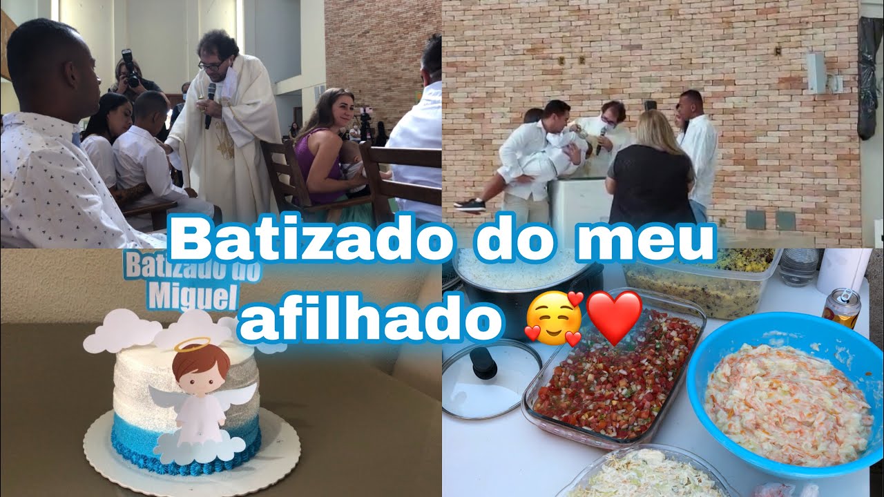 SENDO MADRINHA PELA PRIMEIRA VEZ BATIZADO DO MEU AFILHADO / ALMOÇO CHURRASCO ✨💛