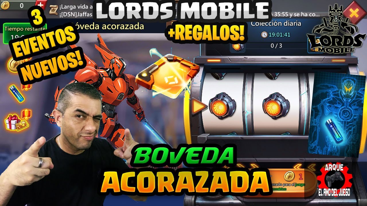 💥 🔥💣BOVEDA ACORAZADA ARQUE LORDS MOBILE 2025⚠️✅