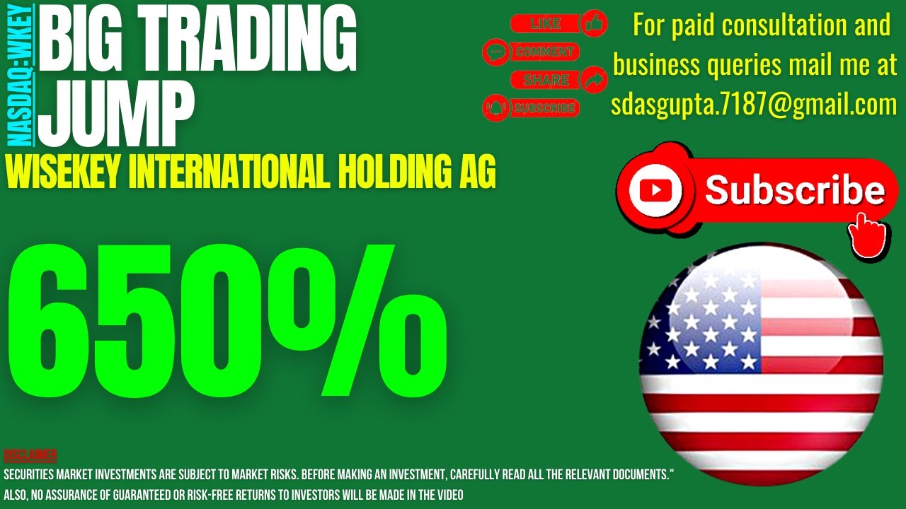 WISEKEY INTERNATIONAL HOLDING AG BIG TRADING JUMP | WKEY STOCK NEWS