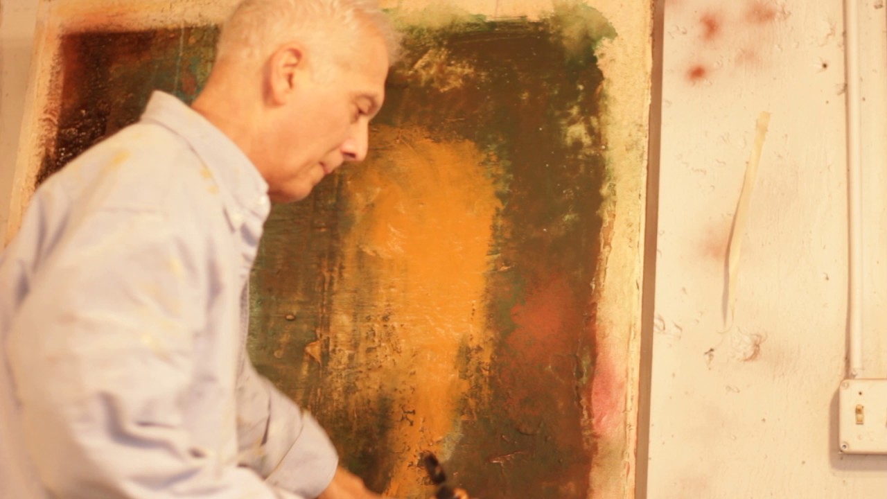 2016 Harry Painting in Ohio Studio
