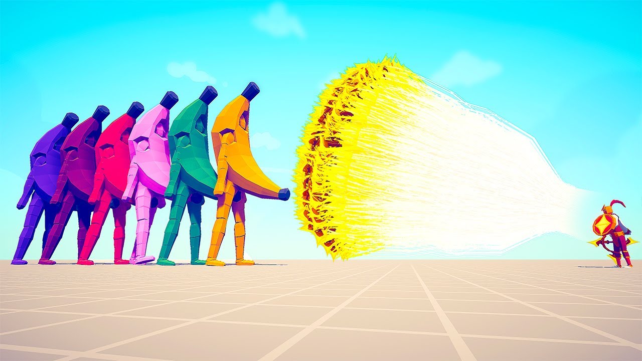 BANANA GIANTS vs EVERY GOD - Totally Accurate Battle Simulator TABS