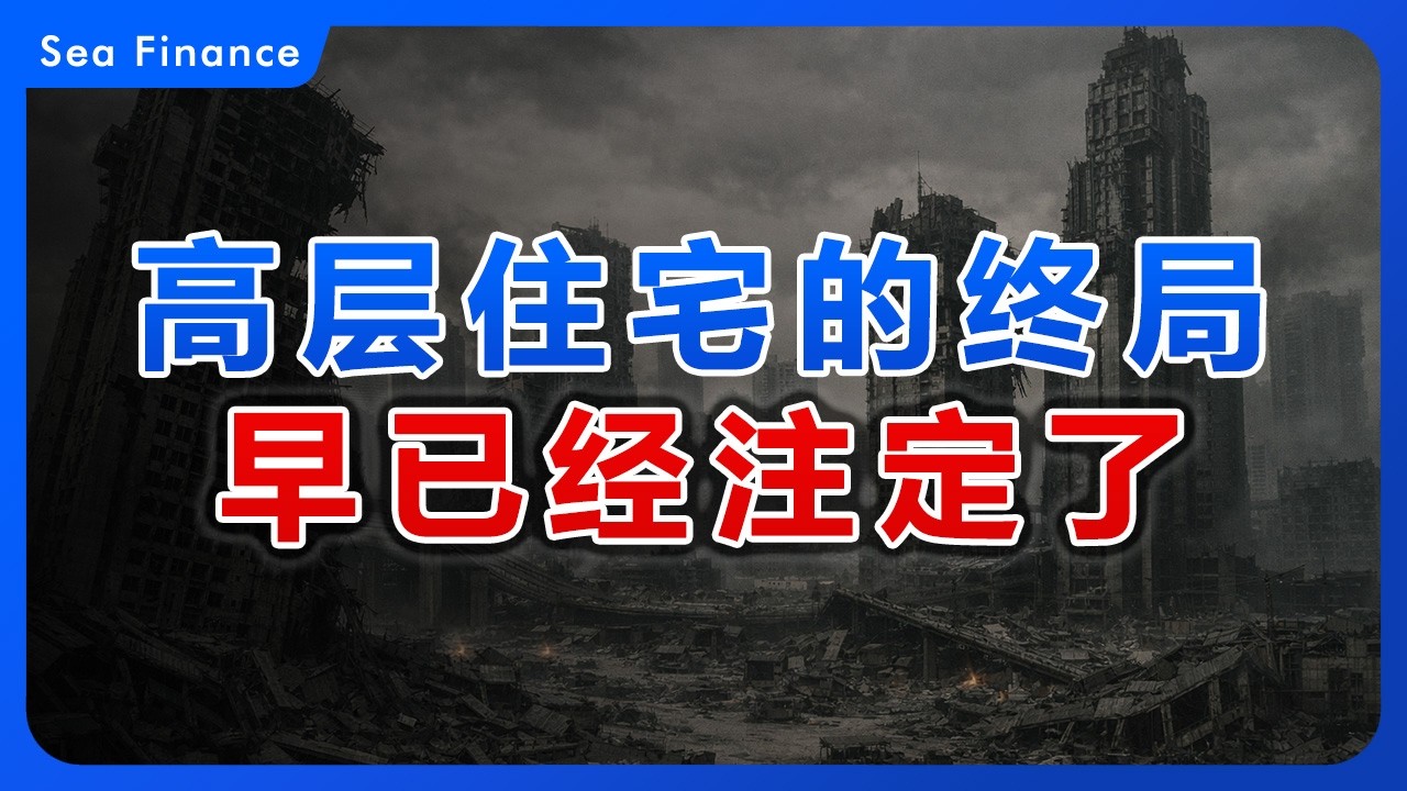 高层住宅的残酷终局：一个安置小区提前揭示中国高楼不可回避的命运！