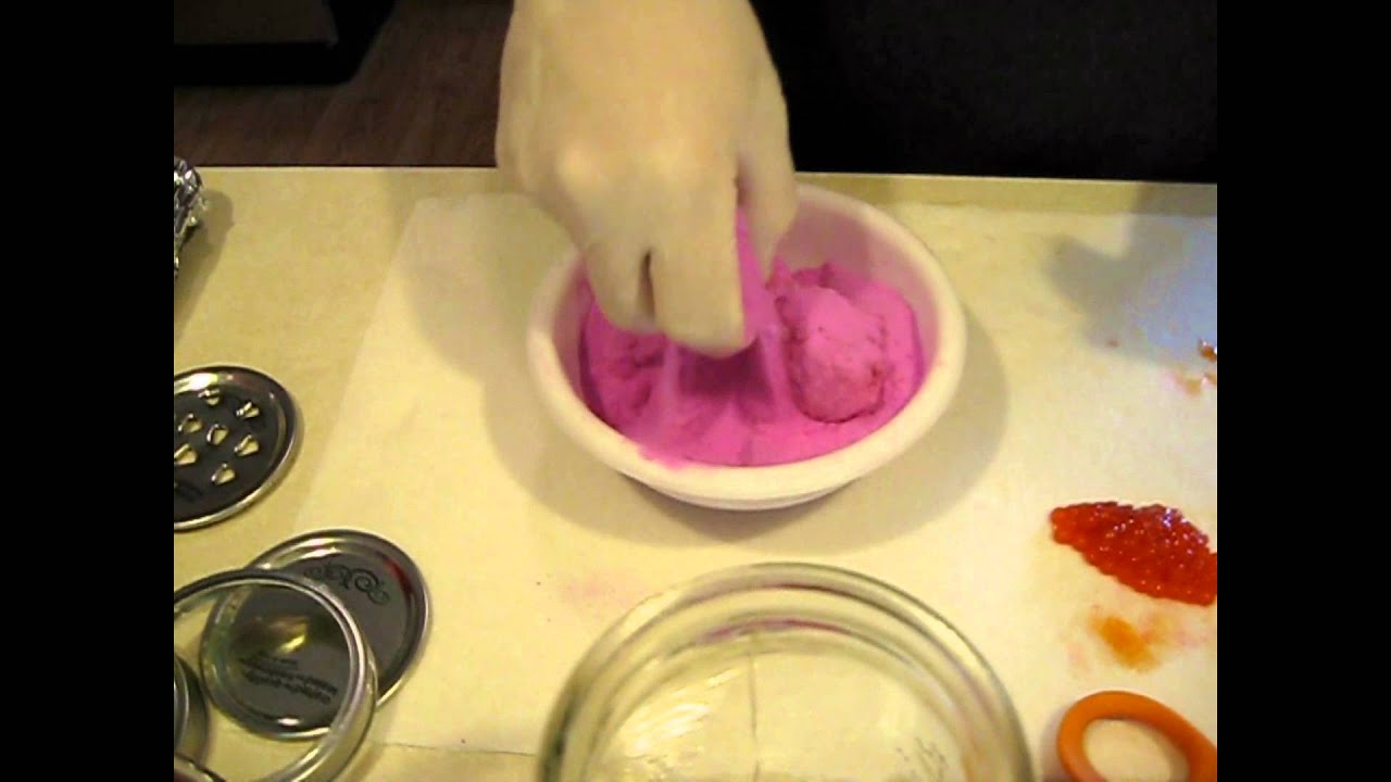 Curing Salmon eggs using QUICKCURE
