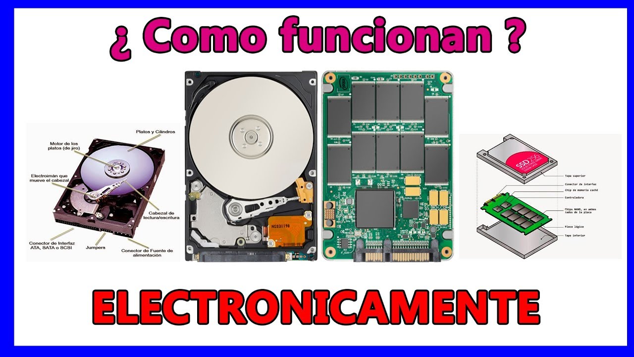 COMO FUNCIONA un SSD y un HDD electronicamente y diferencia con los SSD chinos