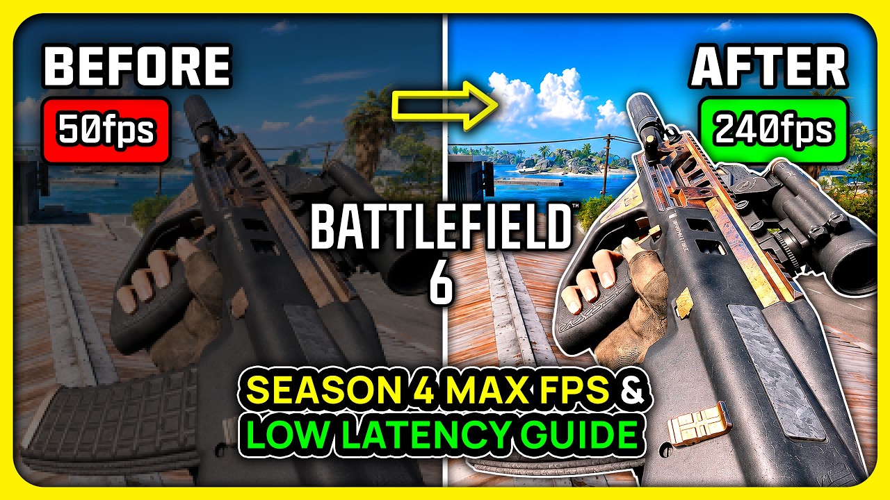 BF6 Season 4 &mdash; Лучшие *НОВЫЕ* настройки ПК для МАКСИМУМА FPS и видимости ✅