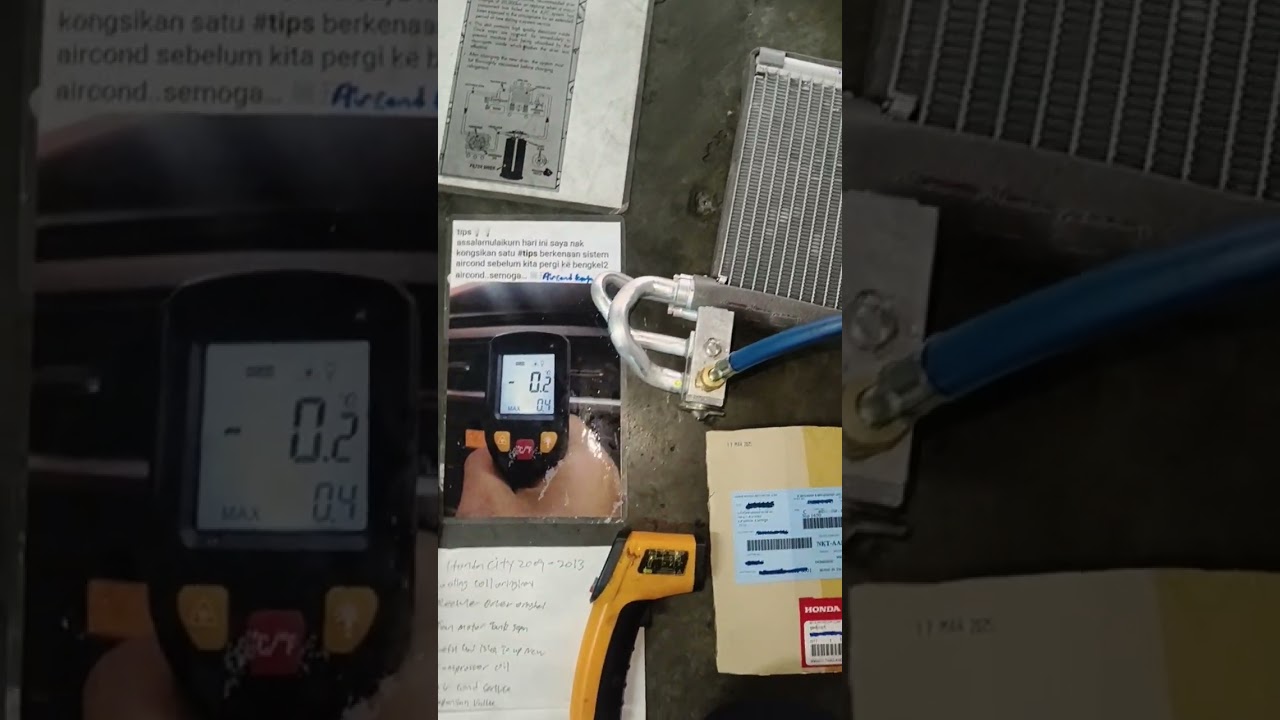 4 - 3 - 2026 Honda City 2 013 Penyaman udara tidak begitu mudah Cooling Coil Rosak 