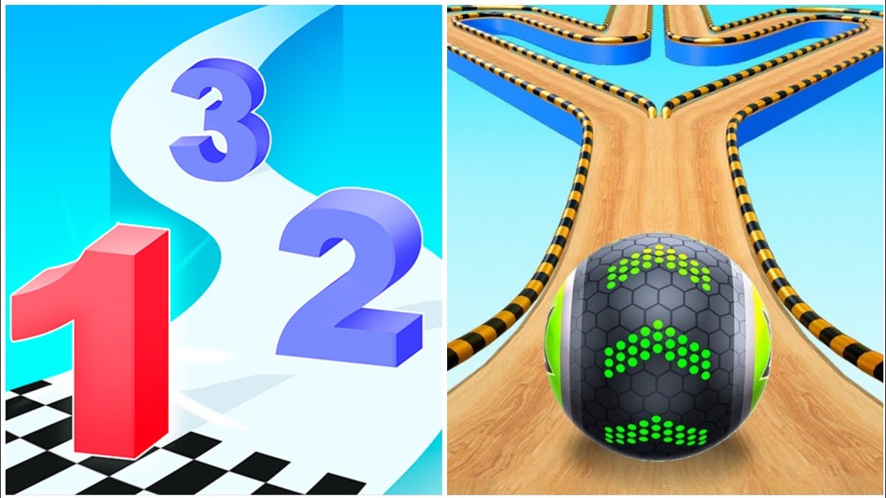 NUMBER MASTER Run Merge Vs Going Balls MAX LEVEL Gameplay Walkthrough Challenge ASMR! 