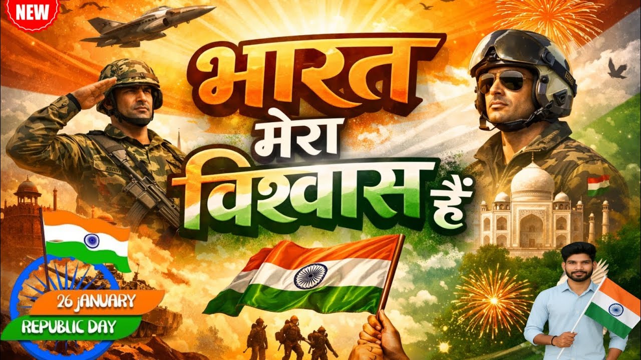 न्यू देश भक्ति गीत | भारत मेरा विश्वास हैं | 26 January Song | Republic Day Song | Rashtriy Geet